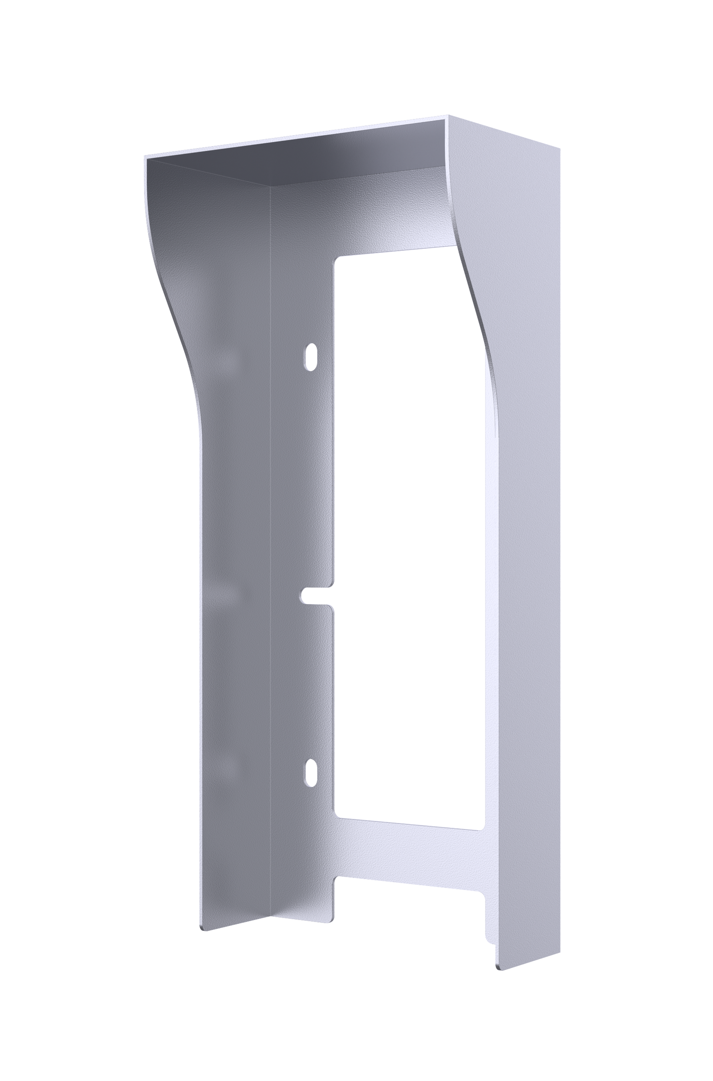 R20K & R20B2.3.4.5 BUTTONS ON WALL RAIN HOOD - SILVER