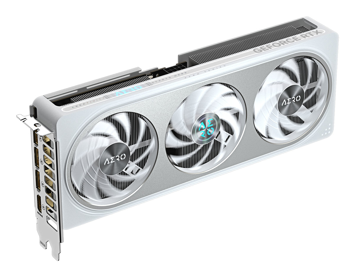 Gigabyte GeForce RTX™ 5060 Ti AERO OC 16G, 2647 MHz, CUDA TBD, 28 Gbps, GDDR7