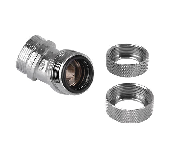 Thermaltake CL-W098-CA00SL-A , Pacific G1/4 PETG Tube 45deg Dual Compression 16mm OD – Chrome, 1 Year