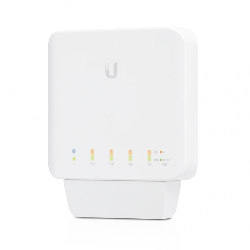 Ubiquiti USW-Flex, Managed 5 Port PoE Switch, Layer 2 Gigabit switch with auto-sensing 802.3af PoE support, 2 Year Warranty