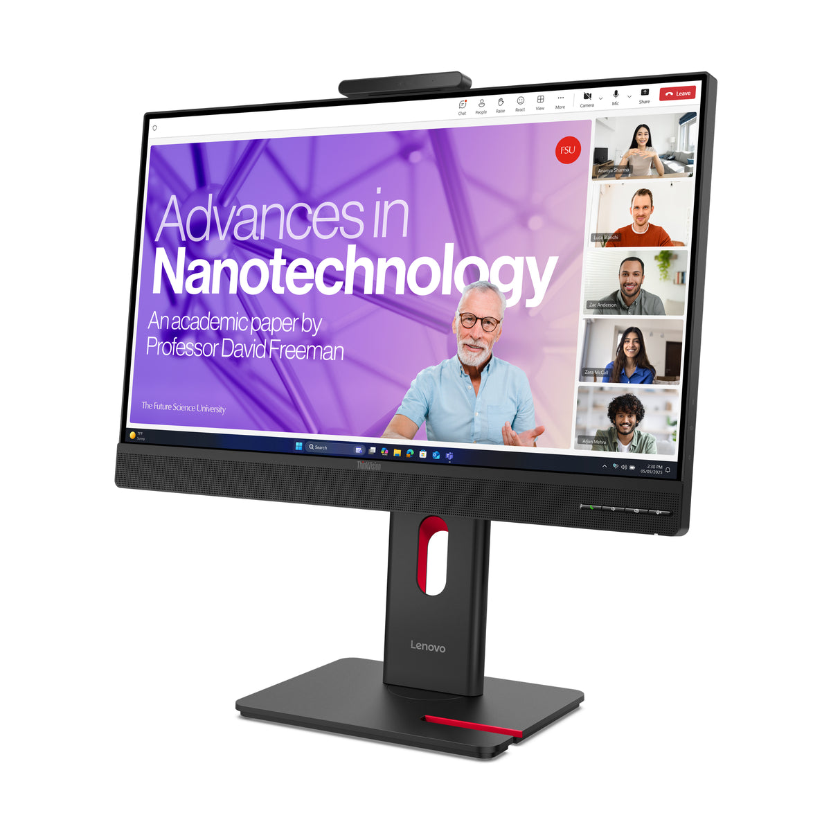 LENOVO ThinkVision T27QD-4V 27' QHD Monitor IPS 2K 2560x1440 16:9 120Hz Height
