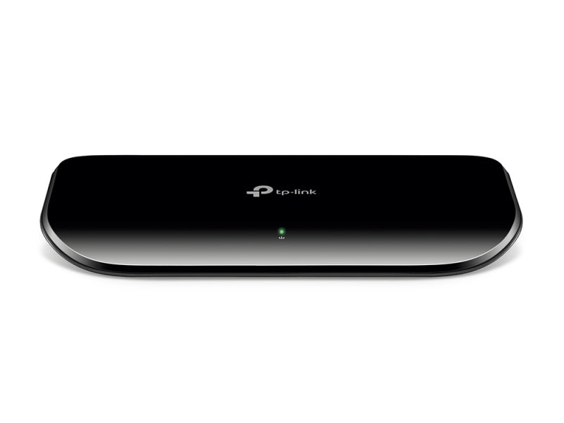 TP-Link TL-SG1008D, 8-port Desktop Gigabit Switch, 8 10/100/1000M RJ45 Ports, Plastic Case, 3 Year Warranty