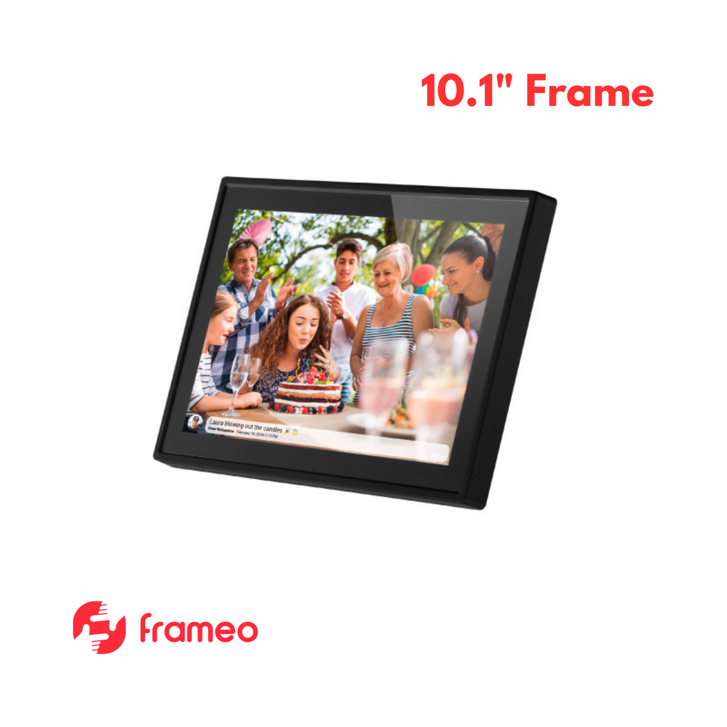 Frameo 10.1'' Smart Photo Frame - Black