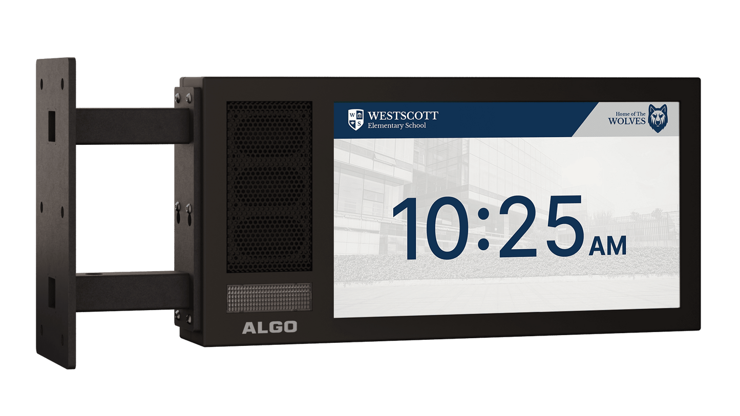 IP DIGITAL DISPLAY WITH SPEAKER DUAL SIDED