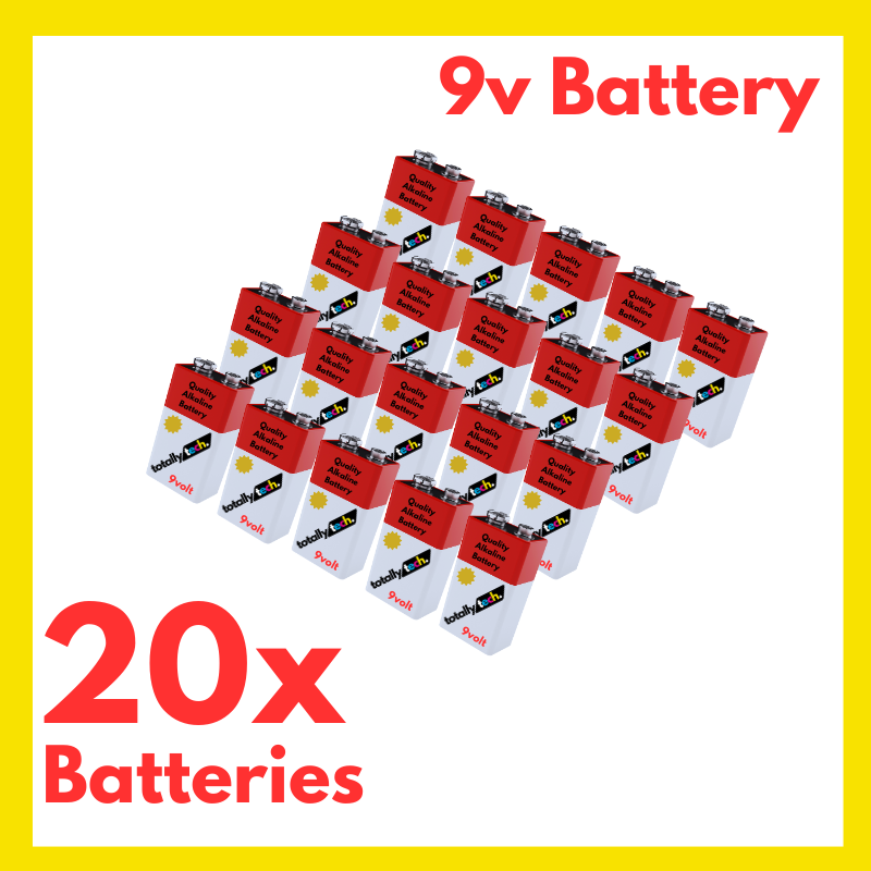 20x 9v Battery Alkaline 9 Volt Batteries 20 Pcs 6lr61 Heavy Duty Quality