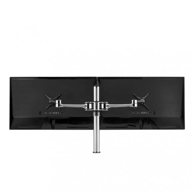 Atdec Dual Swing Arms on Post - Silver