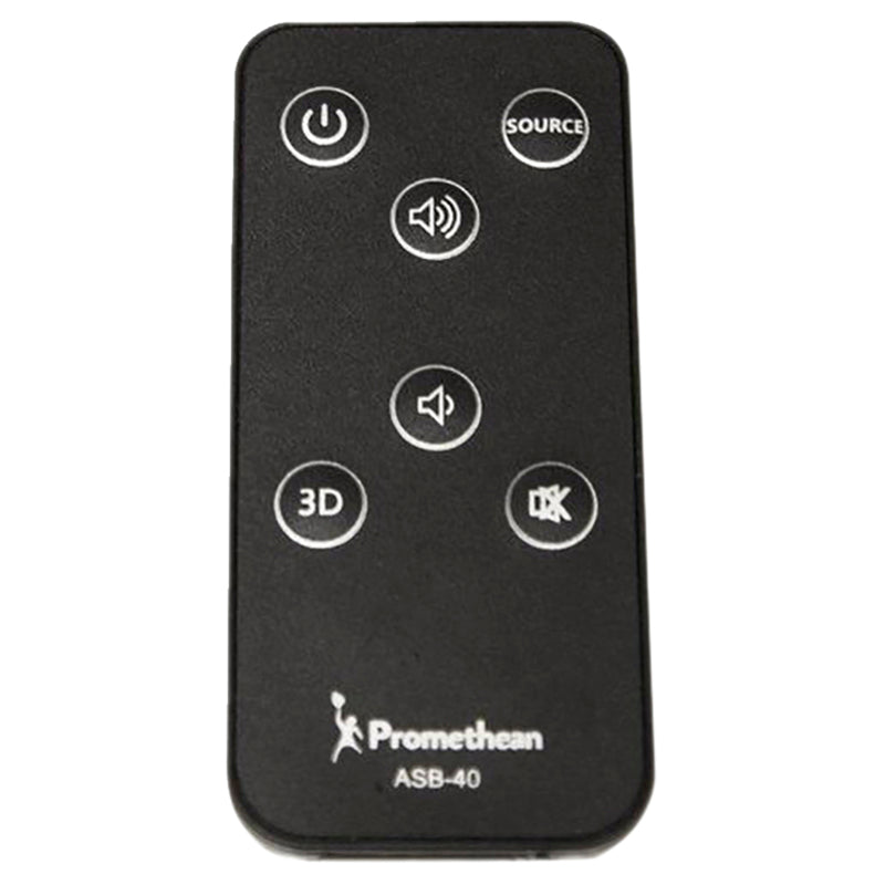 REMOTE CONTROL FOR PROMETHEAN ACTIVSOUNDBAR - VERSIONS 1-2