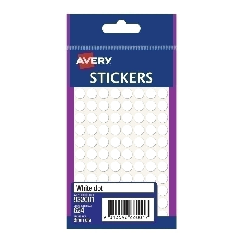 AV 白点贴纸 8mm Bx10