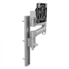Atdec Single Monitor Arm on Wall Channel - Silver