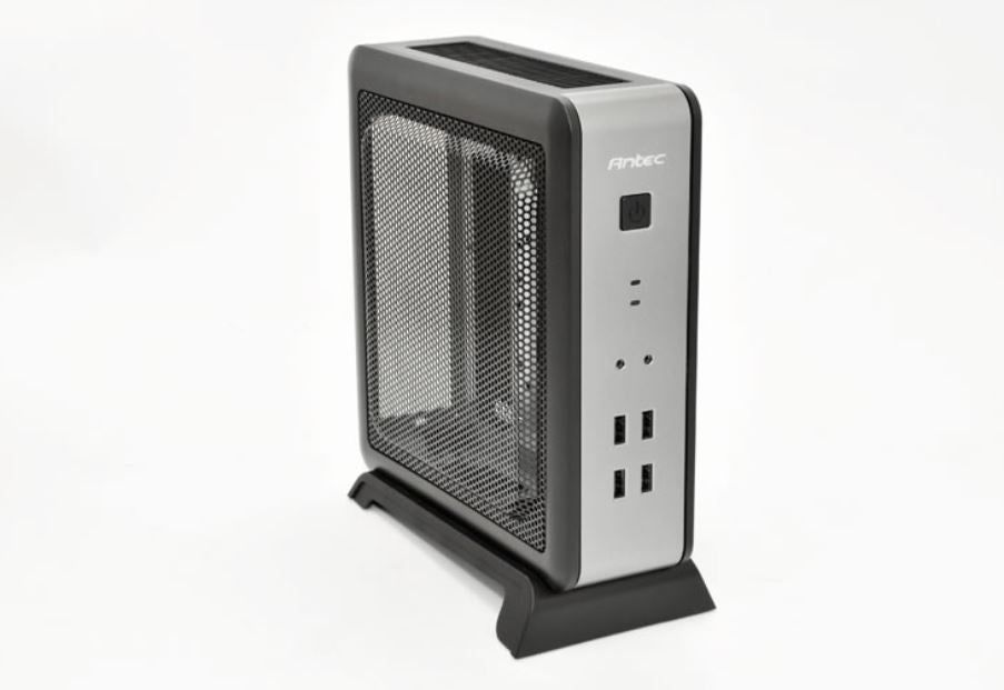 Antec ISK110-VESA ITX MB, Slim Form Factor case with External 90w PSU. 2 x USB