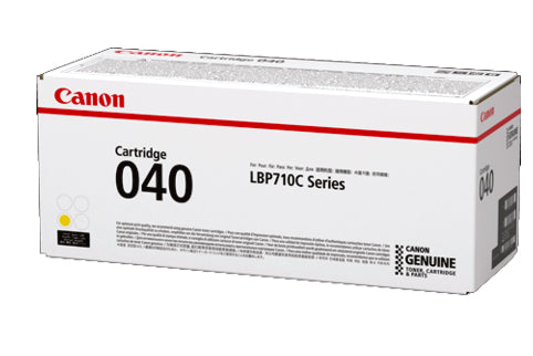 Canon CART040Y Std Yellow Toner Cartridge 5.4K TO Suit LBP712CX