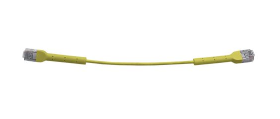 8ware Cable Single Unit Cat6 RJ45 90 Degree 7m Yellow Ethernet Cable Both End Bendable to 90 Ultra-Thin 3mm Diameter