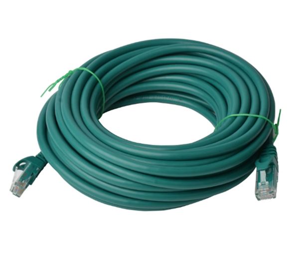 8Ware CAT6 Cable 30m - Green Premium RJ45 Ethernet Network LAN UTP Patch Cord