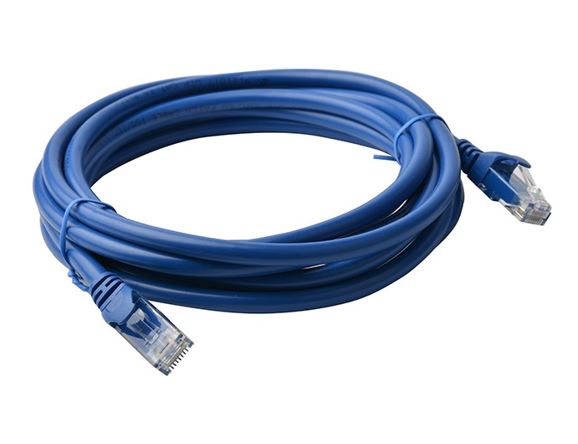 8ware CAT6 Cable 5m - Blue Premium RJ45 Ethernet Network LAN UTP Patch Cord