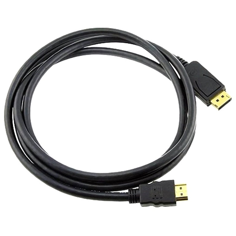 8ware DisplayPort DP to HDMI Cable 2m - 20 pins Male to 19 pins Male Gold