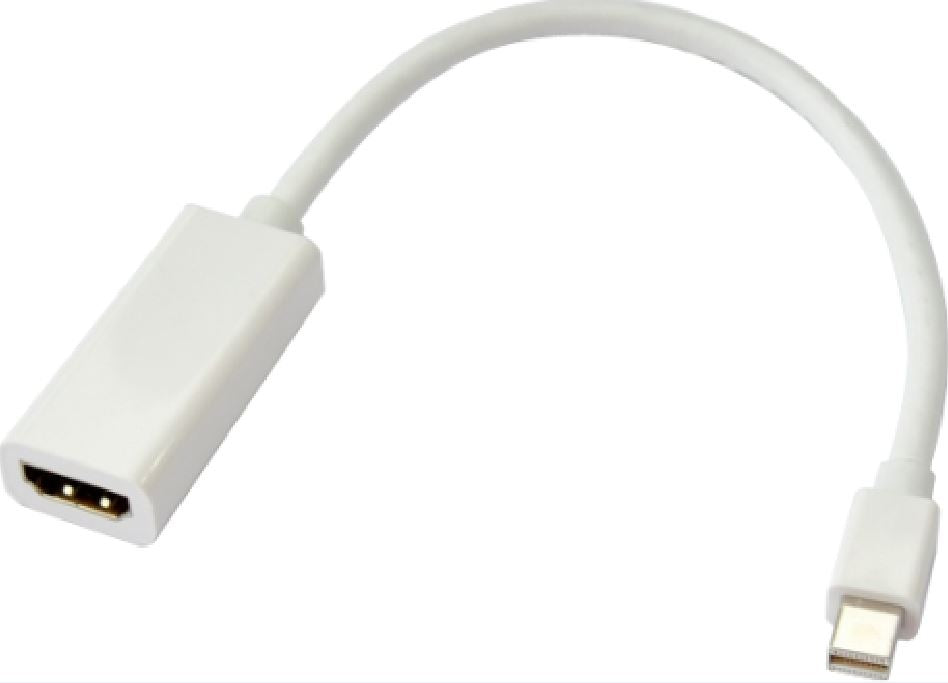Astrotek Mini DisplayPort DP to HDMI Cable 15cm - 20 pins Male to Female 1080P