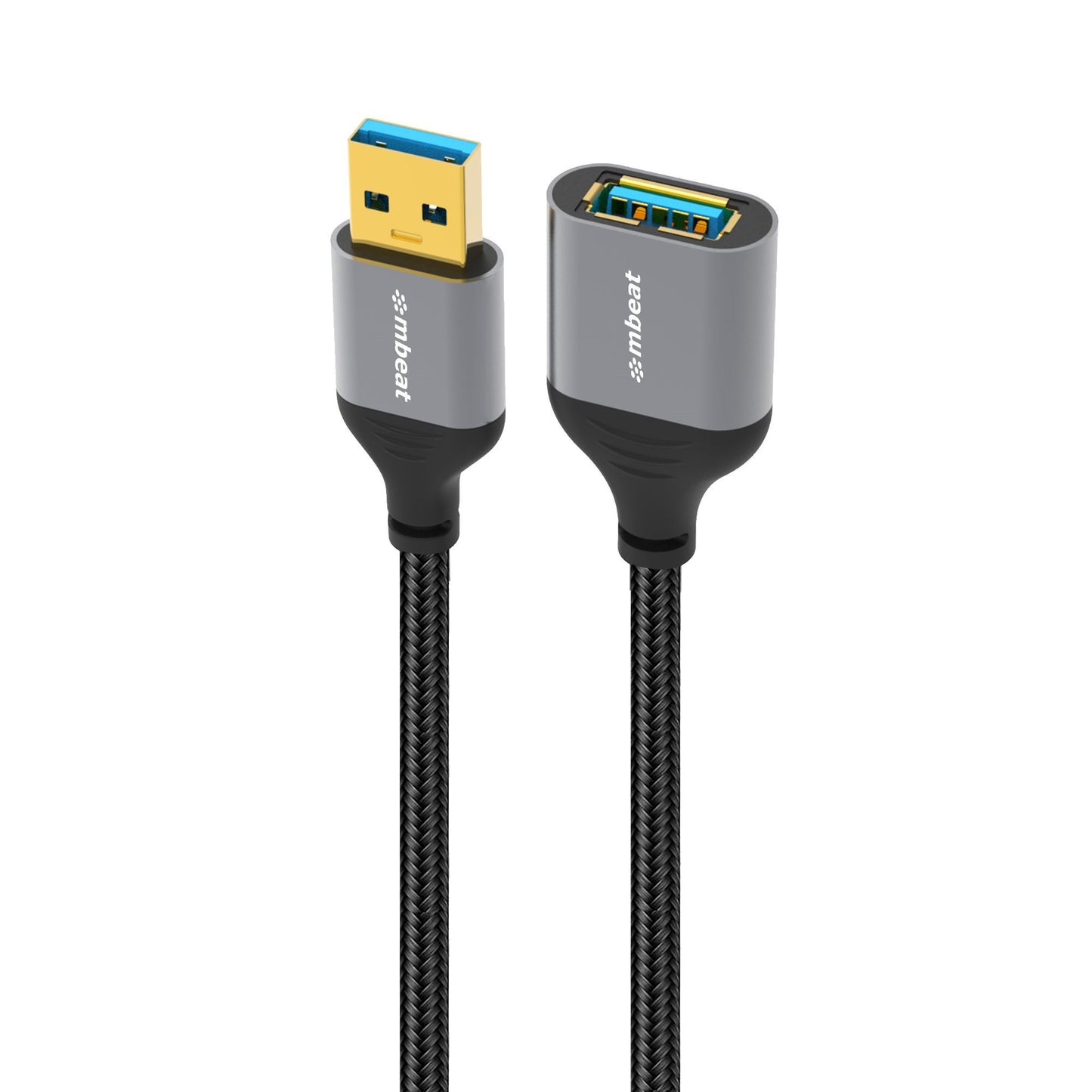 mbeat Tough Link 1.8m USB 3.0 to USB 3.0 Extension Cable Plug-and-Play Adaptive Practicality Speed: 5Gbps Package Weight: 96g