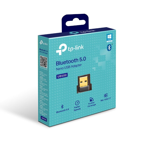 TP-Link UB500 Bluetooth 5.0 Nano USB 2.0 Adapter, Add Bluetooth To Your