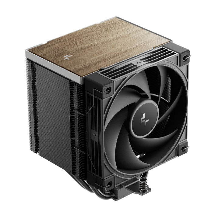 DeepCool AK500 G2 Wood Grain Top Cover CPU Cooler, 5 Heat Pipes, 4-pin PWM