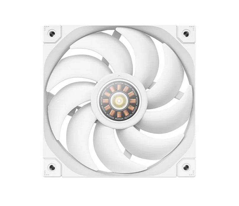 DeepCool FL12 White 120mm Unique ARGB Fans, Low Noise, 4-pin PWM, Fluid Dynamic Bearing, Addressable RGB LED