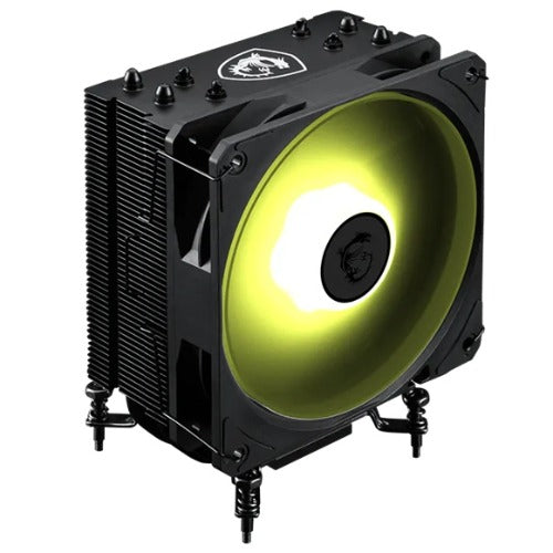MSI MAG COREFROZR AA13 - Black, CPU Air Cooler, 120mm ARGB Fan, 4× 6mm Heat