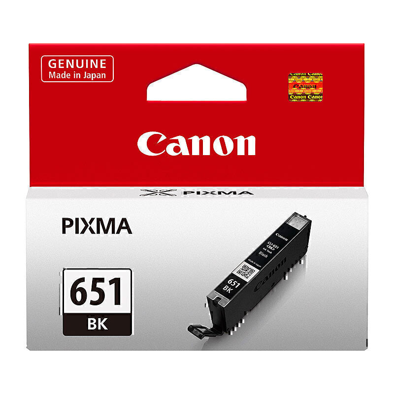 Canon CLI-651 原装黑色墨盒 - 1,795 页