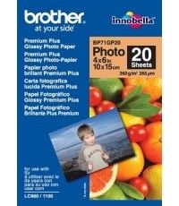 Brother 6x4 Prem Gloss Paper 20Pk, 260 GSM (LS)