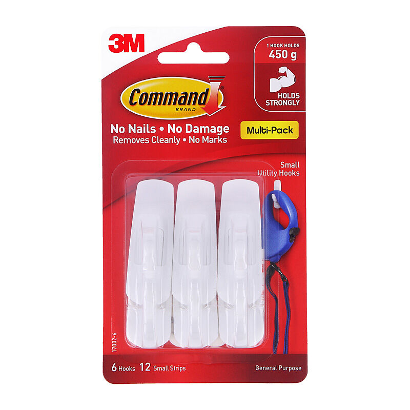 Command CMD 17002-6 Hooks Pk6 Bag4