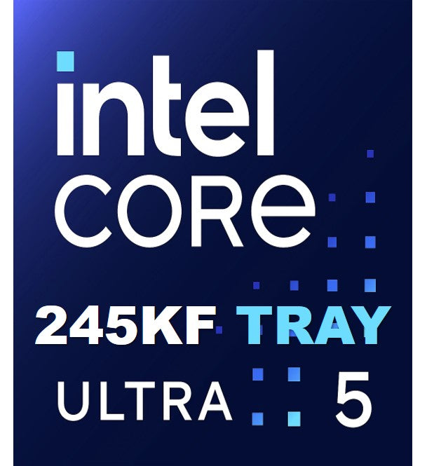 (SI) Intel Core Ultra 5 processor 245KF (24M Cache, up to 5.20 GHz) FCLGA18W, Tray (1 Year Warranty)(15th Gen) Please note: No CPU Cooler Included