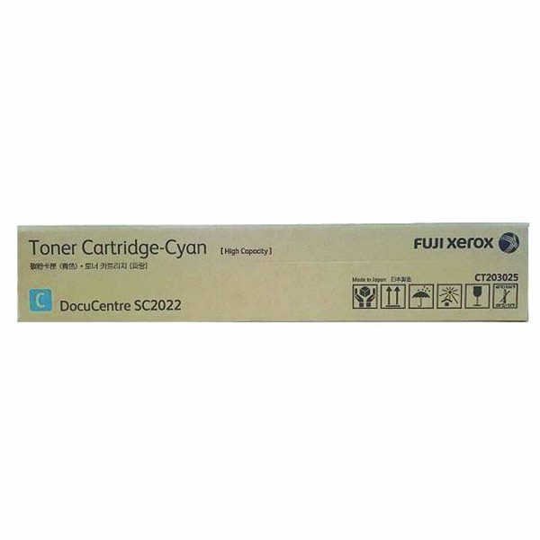 FujiFilm Fuji Xerox SC2022 CT203025 Cyan High Yield Toner 14.4K