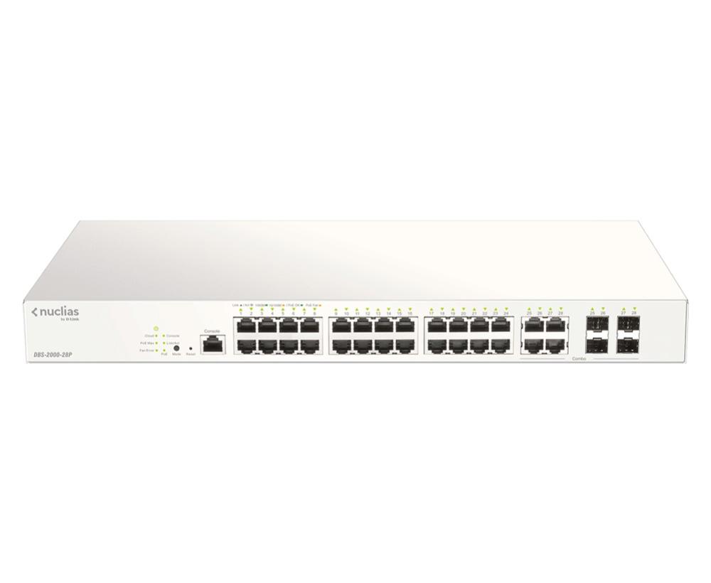 D-Link 28-Port Nuclias Cloud PoE Switch