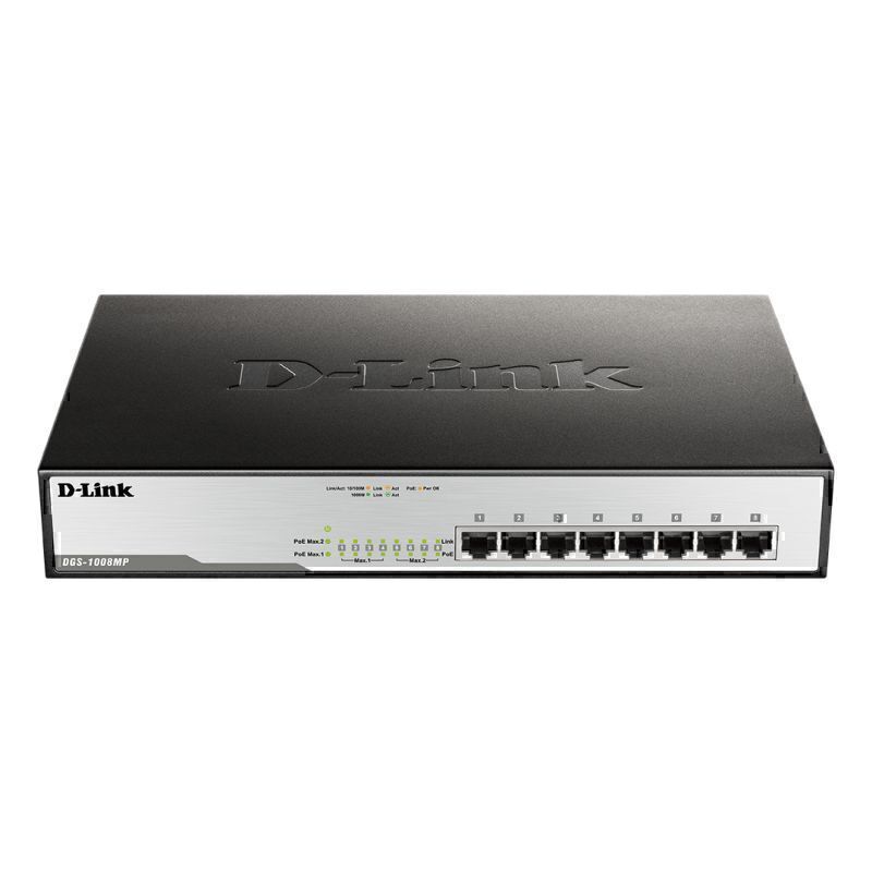 D-LINK DGS-1008MP PoE 交换机