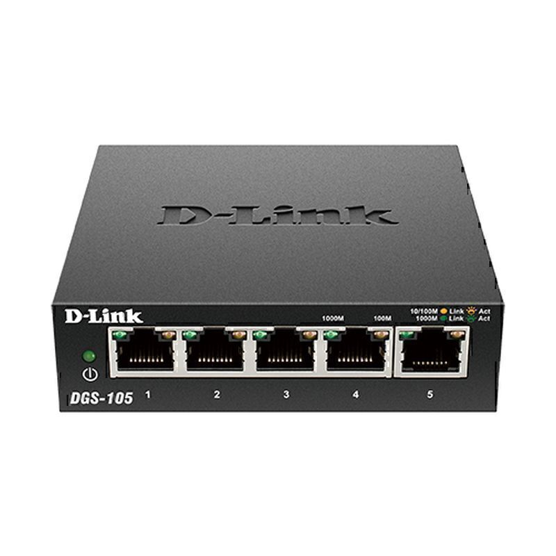 D-LINK DGS-105 桌面交换机