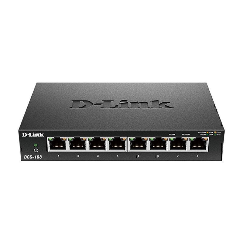 D-LINK DGS-108 桌面交换机