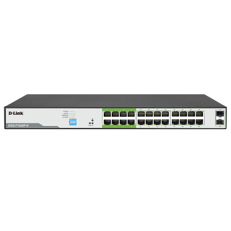 D-Link 26 端口千兆 PoE Swh