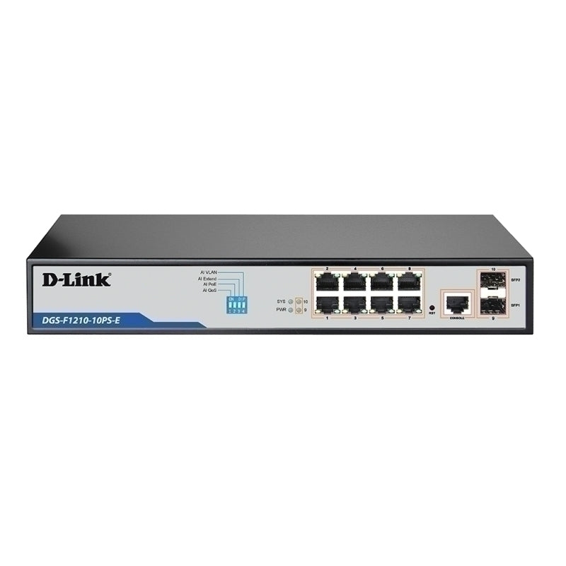 D-Link DGS-F1210-10PS-E 交换机