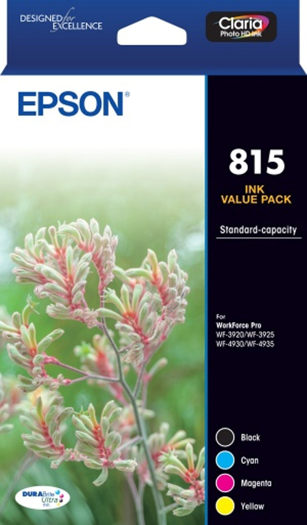 Epson 815 Std Value Packfor Workforce Pro WF-3920 WF-3925 WF-4930 WF-4935