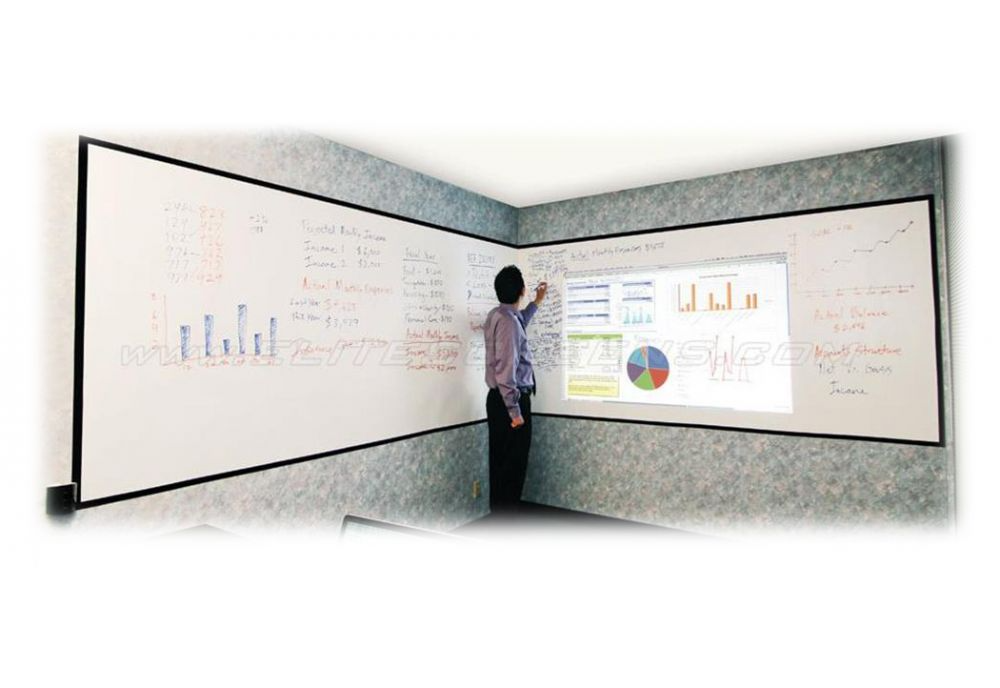114 1610 WHITEBOARD GLOSS MATT FINISH INSTA-DE2 SCREEN - NO BACKING