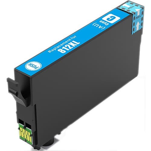 خرطوشة الحبر السماوي المتوافقة مع طابعات Epson 812 XL C13T05E292 - 1,100 صفحة