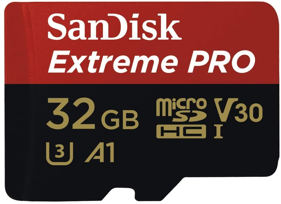 SanDisk Extreme Pro 32GB microSD SDHC SQXCG 100MB/s 90MB/s V30 U3 C10 UHS-1 4K