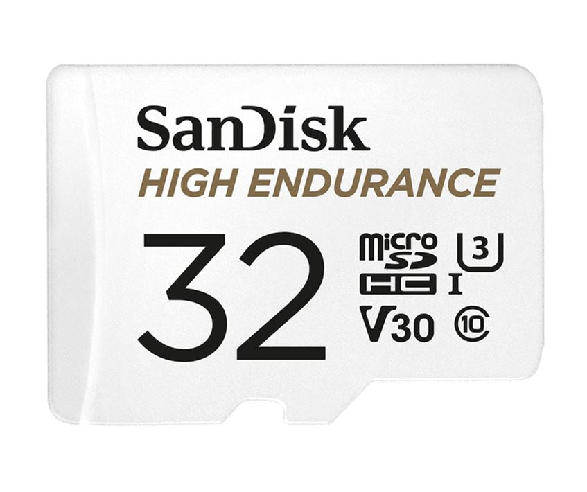 SanDisk High Endurance 32GB microSD 100MB/s 40MB/s 2.5K hrs 4K UHD C10 U3 V30