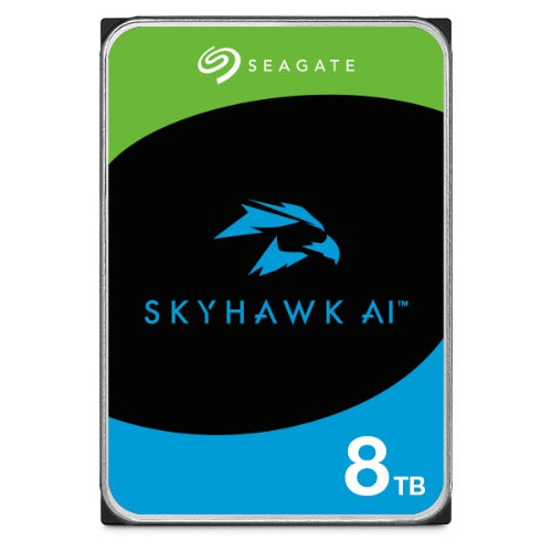 Seagate 8TB 3.5' SkyHawk Surveillance AI, SATA3 6Gb/s,16 AI streams,256MB Cache