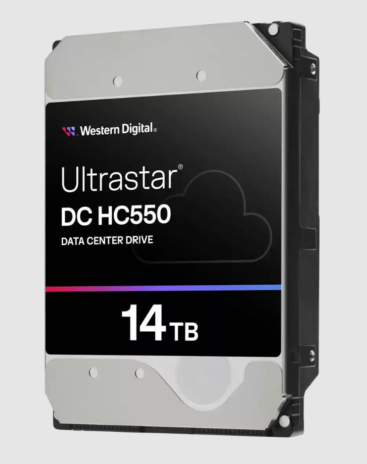 Western Digital WD Ultrastar DC HC550 14TB 3.5' SATA 512MB 7200RPM EAMR SE 5yrs Warranty-WUH721814ALE6L4