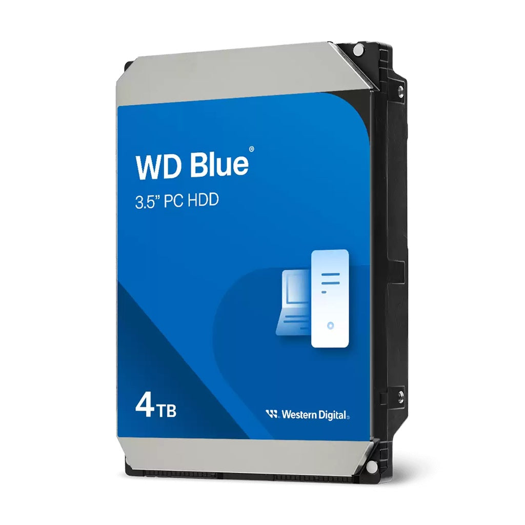 Western Digital Blue PC Desktop Hard Drive - 4TB, 3.5-inch SATA HDD, 5400 RPM