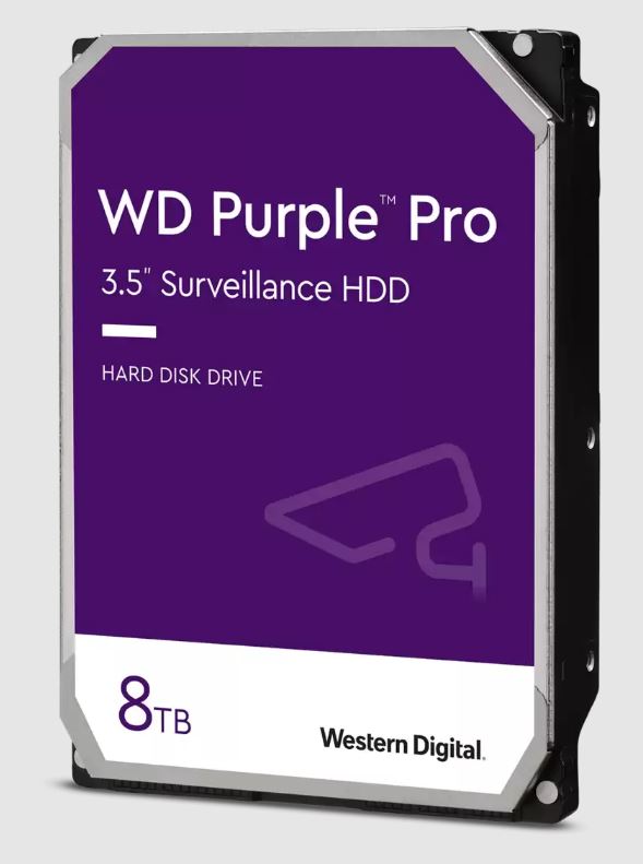 Western Digital WD Purple Pro 8TB 3.5' Surveillance HDD 7200RPM 256MB SATA3