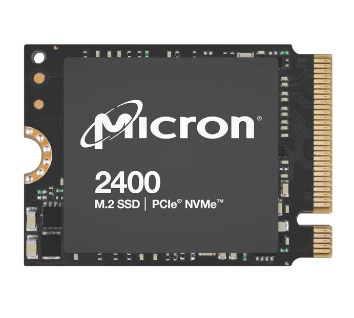 Micron 2400 2TB M.2 2230 NVMe SSD 4500/4000 MB/s 650K/700K 600TBW 2M MTTF for PS5 MS Surface Valve Steam Deck Asus Rog Ally Lenovo Legion Go