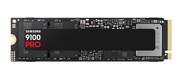 Samsung 9100 PRO 2TB PCIe Gen5 NVMe SSD 14700MB/s 13400MB/s R/W 1850K/2600K