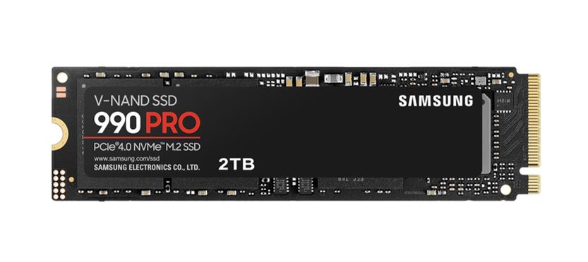 Samsung 990 Pro 2TB Gen4 NVMe SSD 7450MB/s 6900MB/s R/W 1550K/1200K IOPS