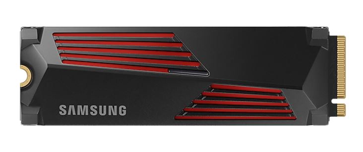 Samsung 990 Pro 4TB with Heatsink Gen4 NVMe SSD 7450MB/s 6900MB/s R/W