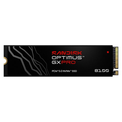 SanDisk Optimus GX PRO 8100 2TB NVMe M.2 2280 Internal SSD, PCIe Gen5 x4, Up to